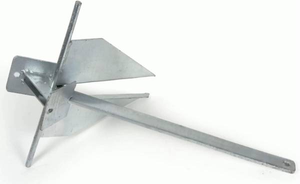 Anker verzinkt Plattenanker Feuerverzinkt Danforth Anker Bootsanker Segelboot