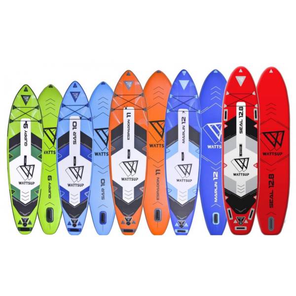 WattSUP SUP Board Stand Up Paddle Surf-Board Paddel ISUP aufblasbar ISUP 